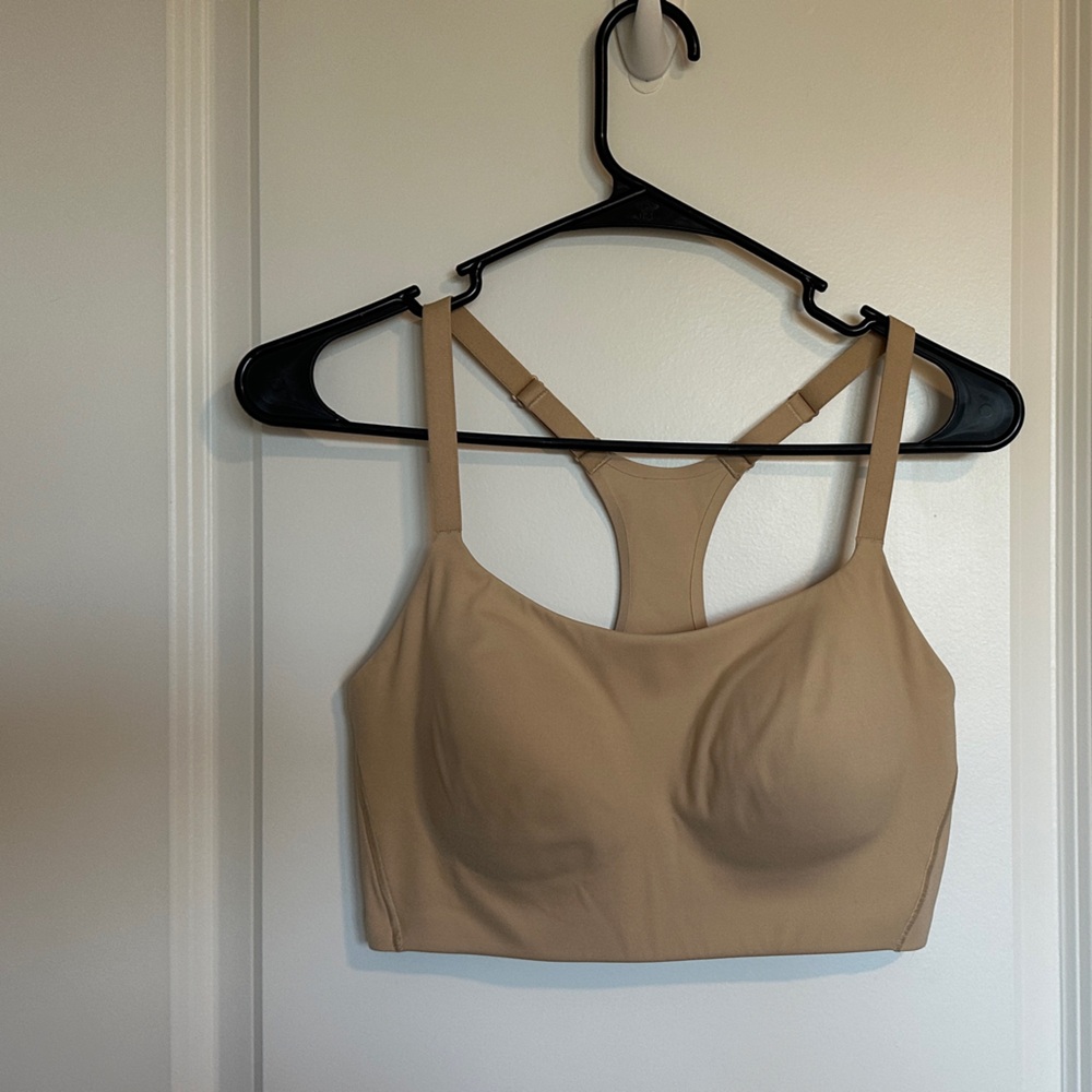 Elegant Tan Sports Bra for Women